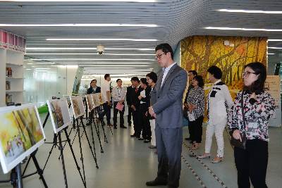 2014년 시립도서관 중국 광저우도서관 방문 전시